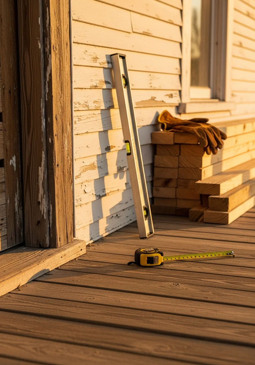 Service professional in work attire at a Hickman County home.
